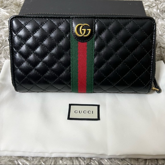 Gucci Ophidia Zip Around Wallet Quilted Leather - Picture 2 of 15